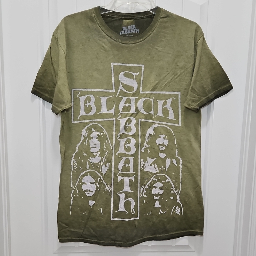 Black Sabbath Short Sleeve Graphic Print Band Tee